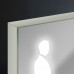  Зеркало "он и она" с LED подсветкой в алюминиевой рамке